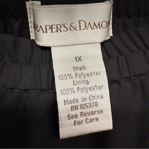 Draper's & Damon's Elegant Black Women's Skirt - Picture 3 of 5